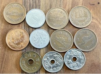 Small Collection Of Japanese Coins