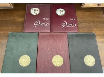 (3) St. Olaf Year Books 1963, 1964, 1965 And (2) Pontio 1962 Year Books Illinois