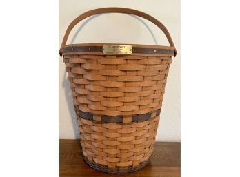 Longaberger J.W. Collection 1989 Edition Banker's Basket 14' (as Is)