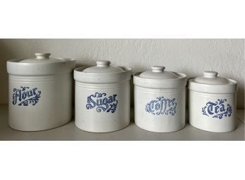 Pfaltztgraff Yorktowne 4-piece Canister Set - 1 Quart To 3.5 Quart