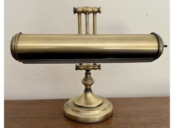 Vintage Brass Adjustable Desk Lamp (works)