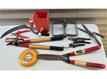 Small Gardening Lot - Shears, Sprinkler, Ortho Spreader, And More