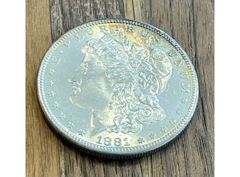 1881 Morgan Silver Dollar Coin