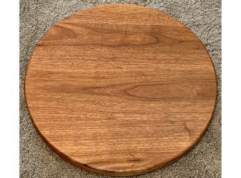 Hand Made Walnut Lazy Susan Signed