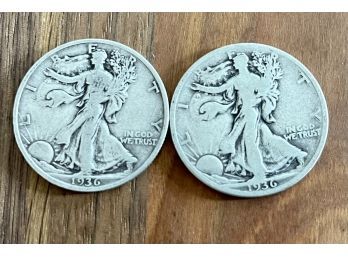 (2) 1936 Walking Liberty Half Dollar Coins