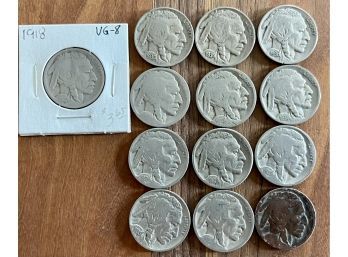 Collection Of Buffalo Head Nickels - 1918-1936 Assorted Dates