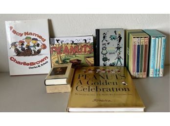 Collection Of Childrens Books - Peanuts, Shultz, Pooh's Library, Readers Digest, Grimms Fairy Tales, And More