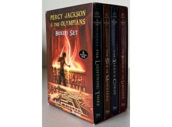 Percy Jackson & The Olympians Boxed Set 1-4 Paperback Books