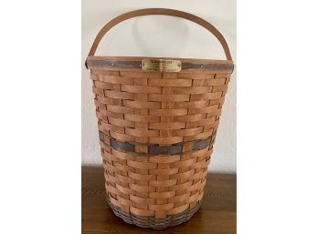 Longaberger J.W. Collection 1989 Edition Baker's Waste Basket