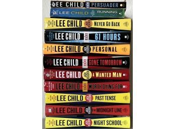 Collection Of Jack Reacher Paper And Hard Back Lee Child Books - 61 Hours, Night School, Personal, And More