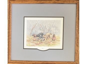 Dorothy M. Speiser Signed Limited Addition Print 'novices'