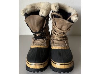 Sorel Caribou Men's Size 8 Wool Lined Winter Boots