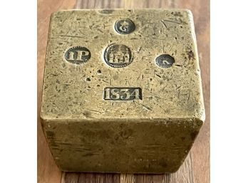 1863 Scale Weight - Weighs 17.54 Ounces