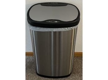 Ninestars Stainless Steel Touchless Waste Bin