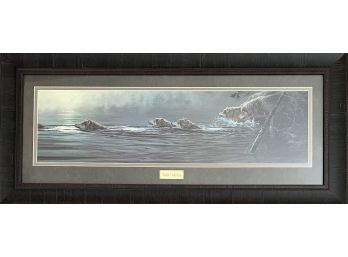 John Seerey Lester 'night Crossing' Print In Frame