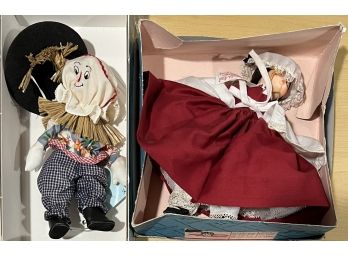 Madame Alexander 'marme' And 'scarecrow' 13230 In Original Boxes (as Is)