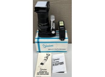 Spirotone Bello-scope Electric Flash Unit With Original Box And Manuals