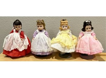 (4) Madame Alexander 8 Inch Dolls - Amy, Meg, Jo, And Beth