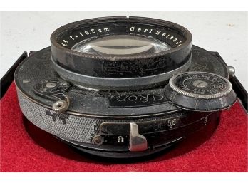 Carl Zeiss Jena Tessar 1:4.5 16.5cm Camera Lens