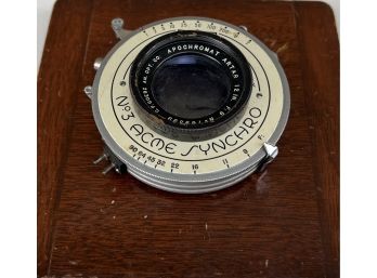 ILEX Optical Co. No. 3 Acme Synchro Apochromat Artar 12 Inch F/9 Camera Lens