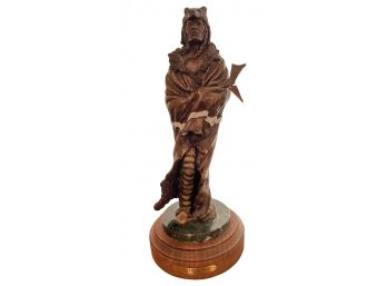 Michael Westergard 'spirit Wind' Bronze Sculpture Marked 34/35