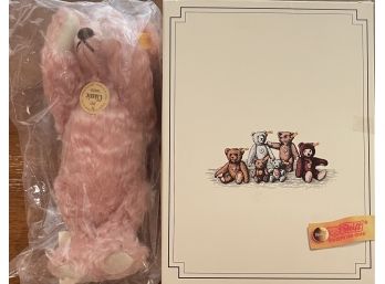 Steiff Classic 1907 Teddy Bear With Original Box, Tags, & Plastic Wrap