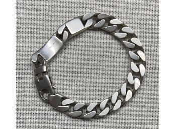 Heavy Silver Bracelet Marked 925 Italy