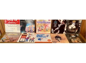 (10) Vinyl Albums Including Tom Jones, Eddie Arnold, Nutcracker Suite, Mancini And More