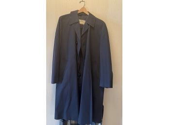 Men's Aquascutum Limited Of London Overcoat With Plaid Lining Neusteters Size 42