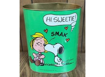 Vintage Cheinco Metal Peanuts Bin