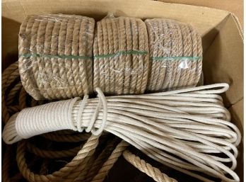 Lot Of Assorted Rope And Twine