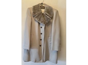 London Fog Faux Fur Lined Men's Coat 42 Regular