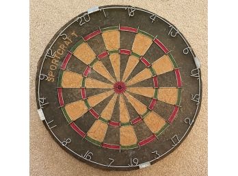 Vintage Sportcraft Nodor Bristle Dart Board (darts Not Included)