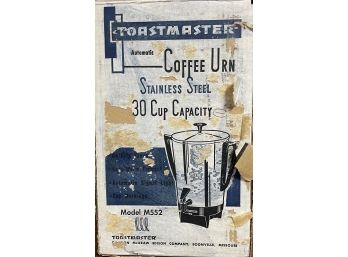 Toast Master Stainless Steel 30 Cup Capacity Coffe Urn