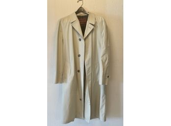 Men's Gleneagles Automatic Wash And Wear Satin Lined Coat Size 42 L