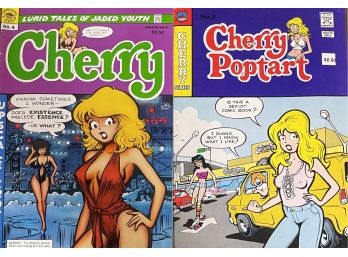 Yentzer & Gonif Vintage Cherry Poptart Adult Comics, Number 1 And 4, 1982 And 1984