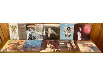 (10) Vinyl Albums Including John Lennon, Johnny Cash, And John Denver