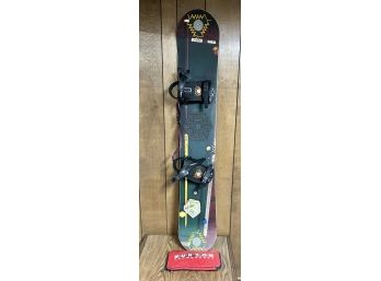 Lamar Snowboards Ranquet Grand Pre Shna-z-ranky Snowboard With Burton Wax Kit