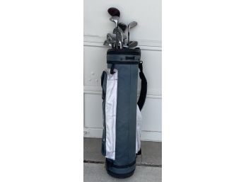 Packer Golf Bag With 14 Clubs