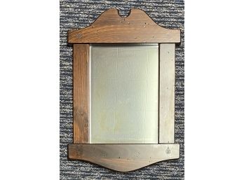 Small Solid Wood Mirror