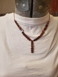 Many Mini Copper Heart Necklace