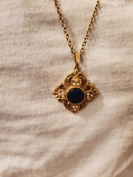 Gold Tone Avon Pendant Necklace