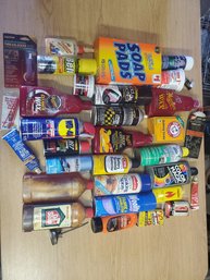 Large Lot Of Mostly Car Cleaning Supplies