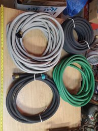 Lot Of Garden Hoses And Soaker Hoses