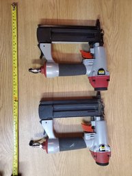 Lot Of 2 Central Pneumatic 18 Gauge 2 In 1 Nailer/stapler