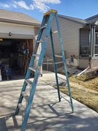 8 Foot Werner Fiber Glass Folding Ladder
