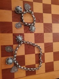 Set Of 2 Charm Bracelets