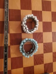 Set Of 2 Beaded Bracelets