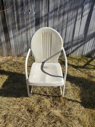 Very Rare Antique Shott Metal Arm Chair Lawn (1 Of 3) - Great Condition For Age