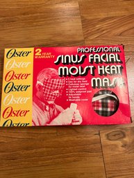 Vintage Oster Sinus Facial Moist Heat Mask